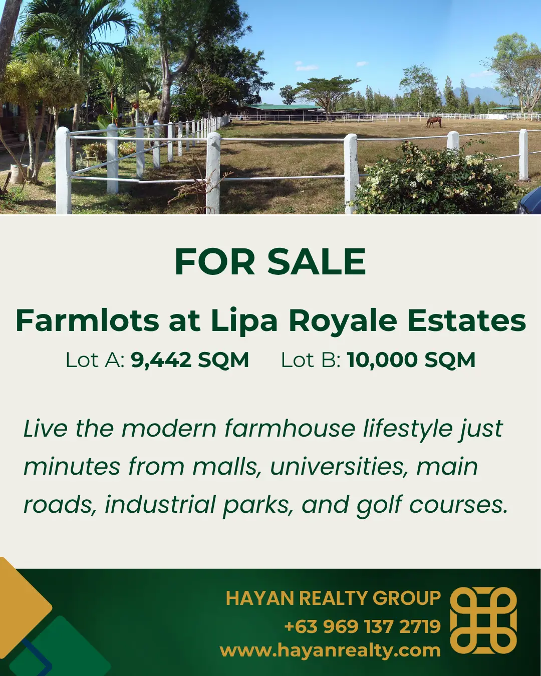farmlots for sale Lipa Royale Estates Batangas