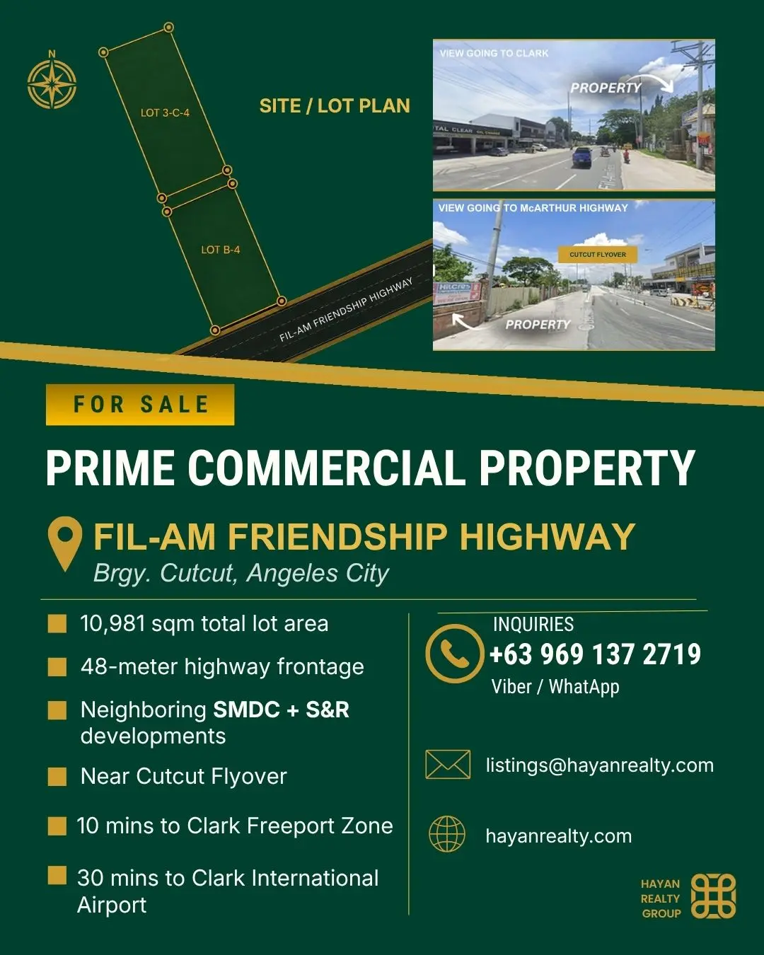 Prime Commercial Lot for Sale Along Fil-Am Friendship Highway, Angeles City