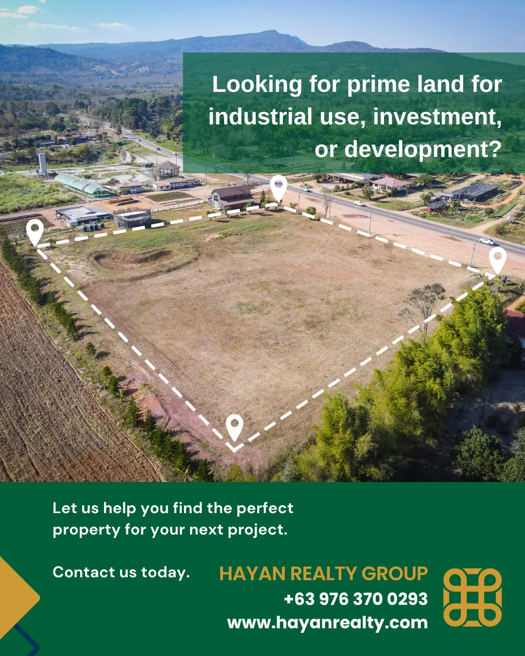 prime land for industrial or investment