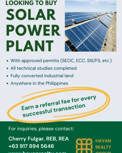 Looking to Buy Solar Power Plant